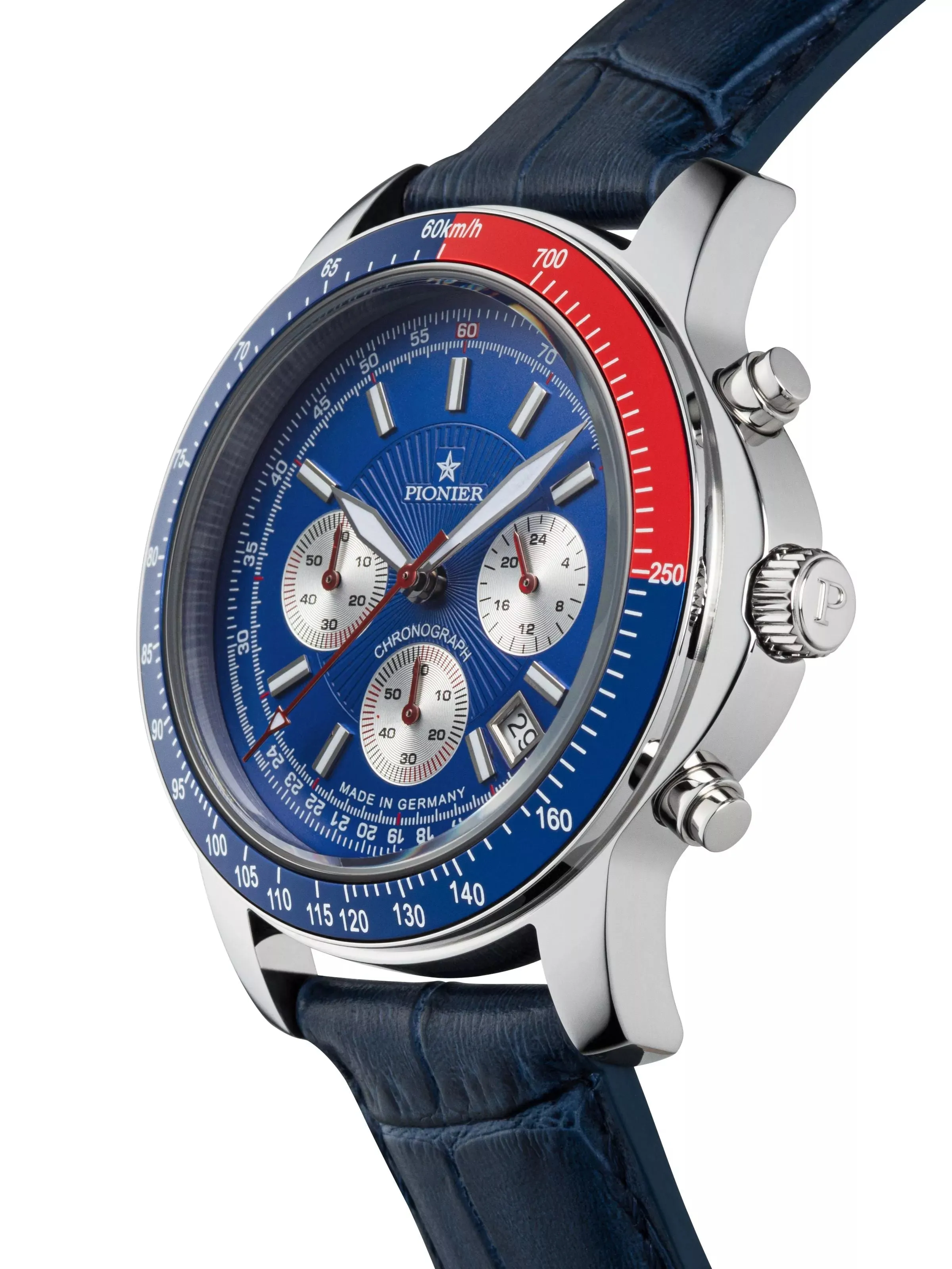 Made in Germany Chronograph - Tirona Pionier - GM-550-3 | Silver |