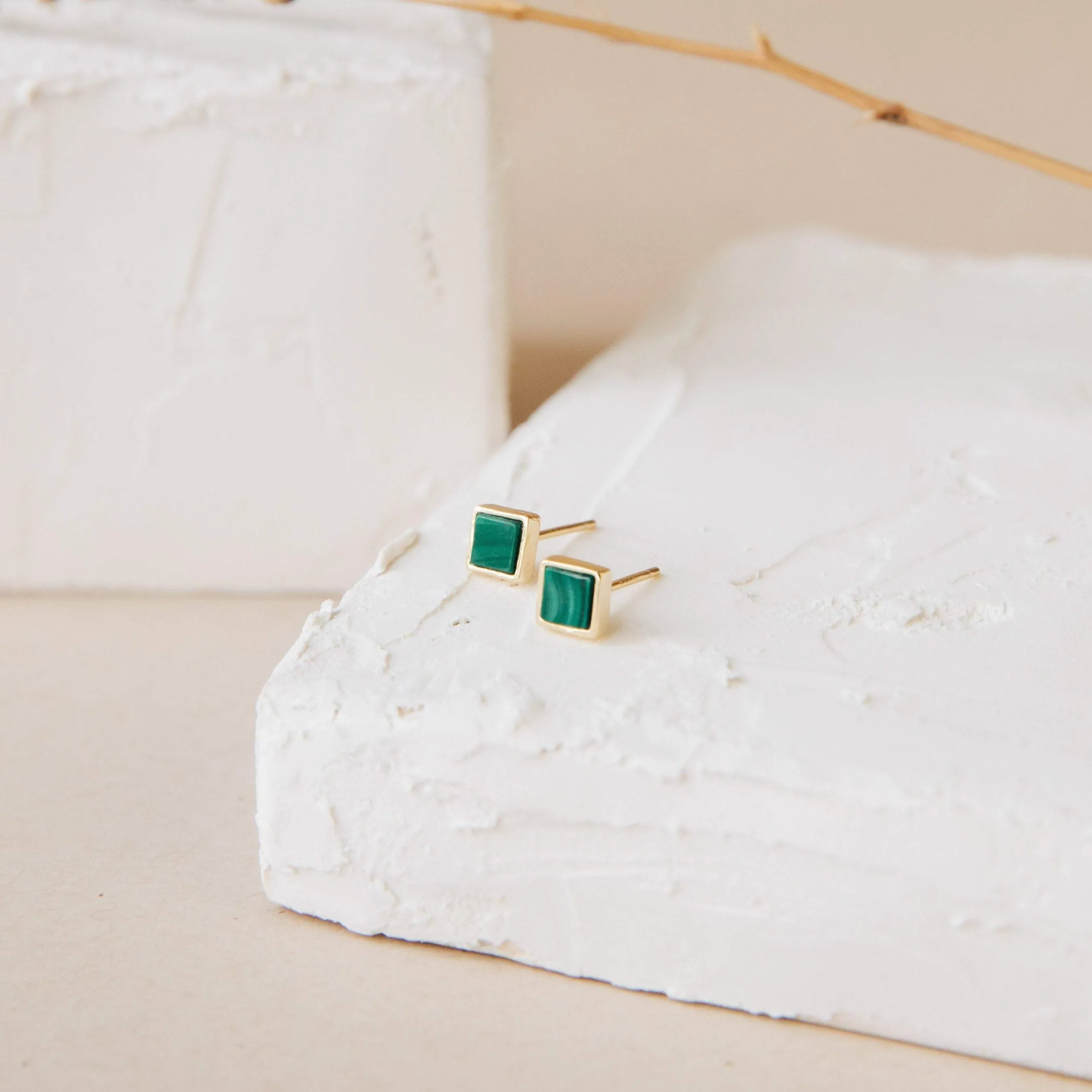 Malachite Studs