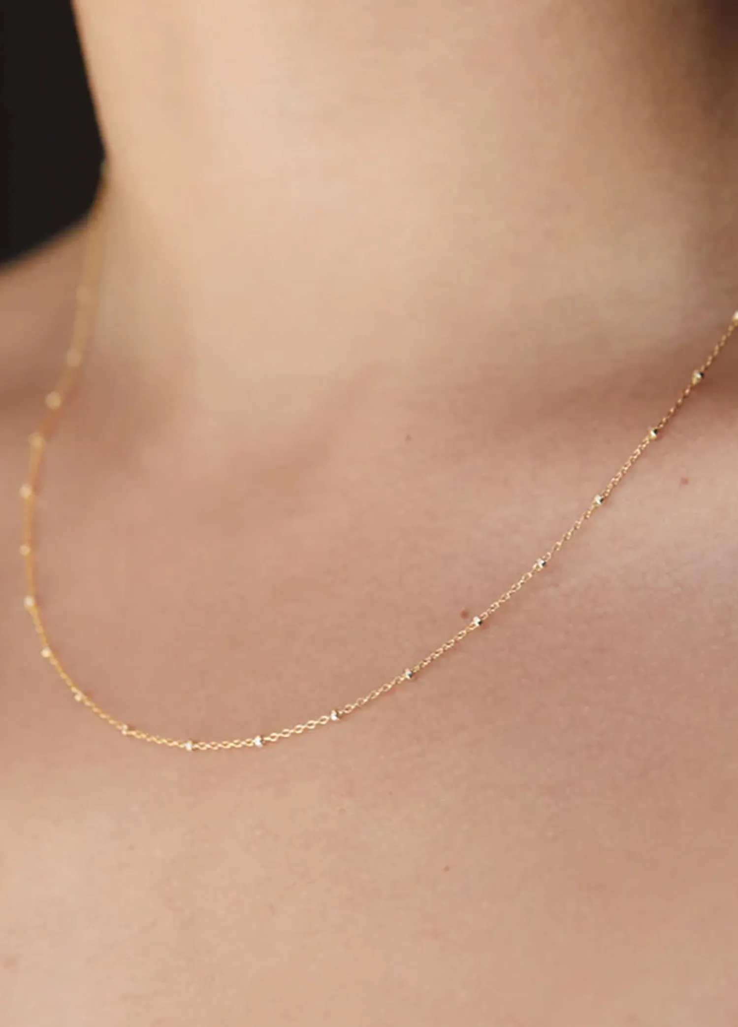 Mara Dot Chain Choker 14K Gold Filled