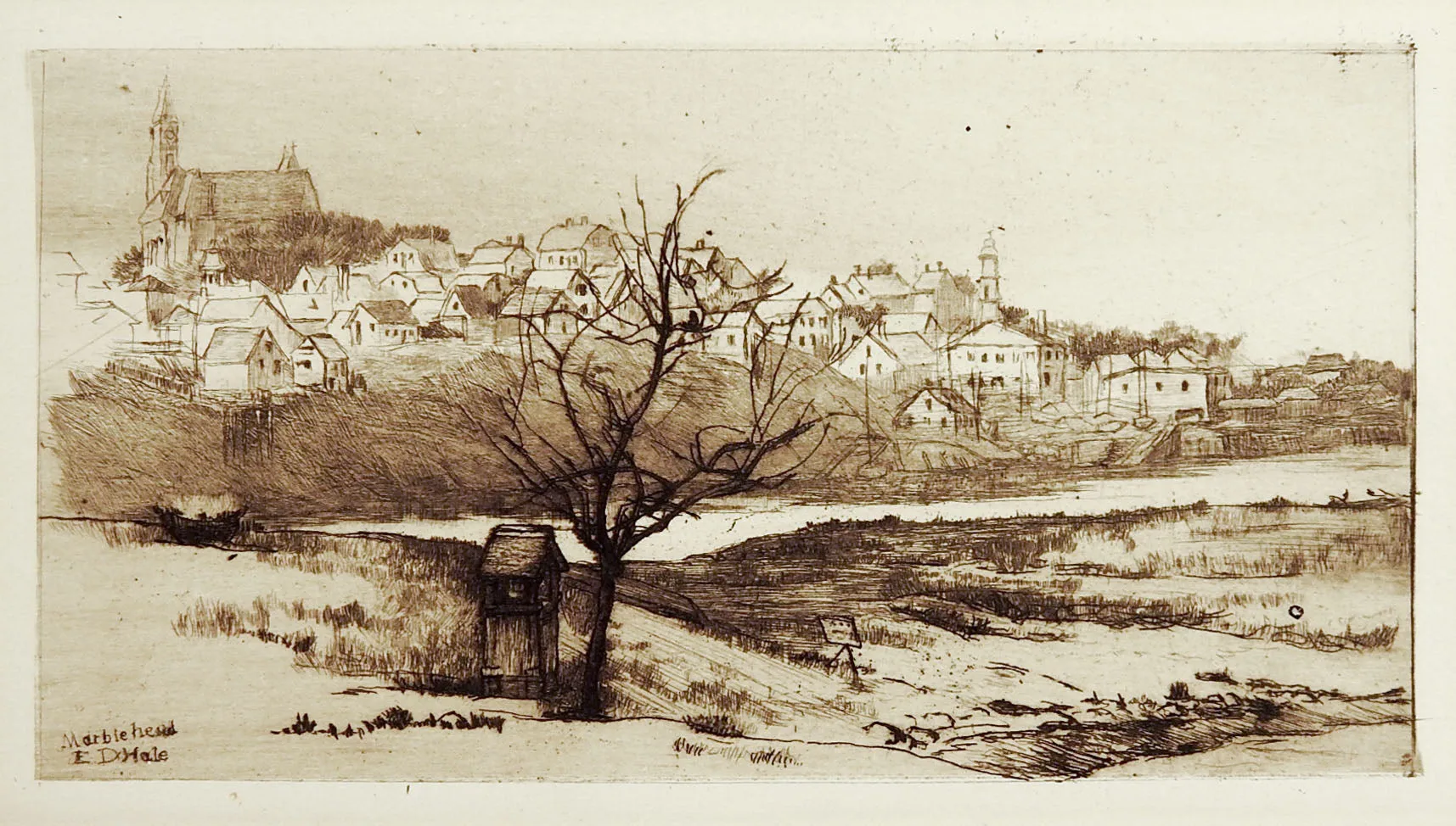 Marblehead Etching