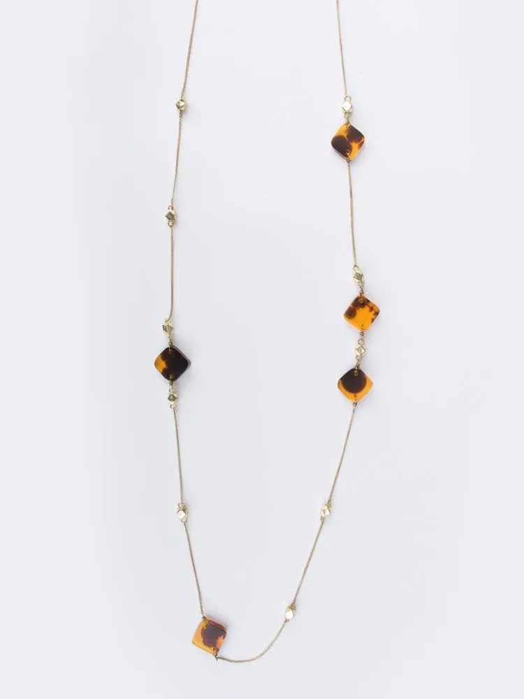 Margot Necklace - Tortoiseshell