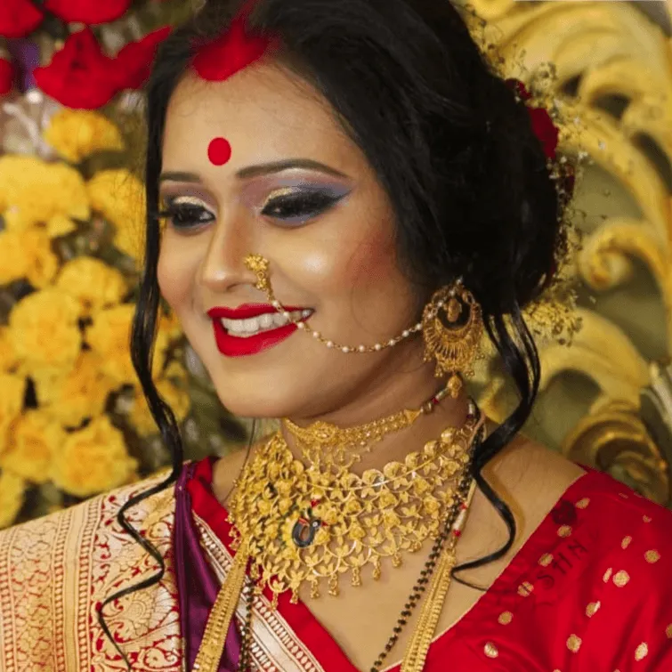 Mayurakkhi - Broad Collar Choker Set | Gold-plated Bridal Necklace