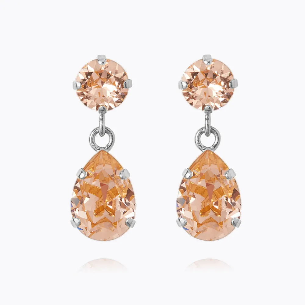 Mini Drop Earrings / Light Peach