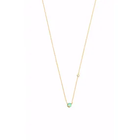 Mini Opal Pendant Necklace