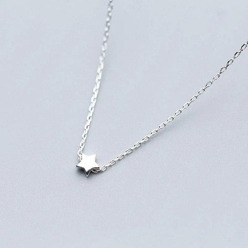 Minimal Star Necklace