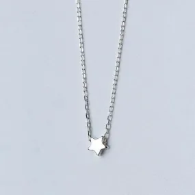 Minimal Star Necklace