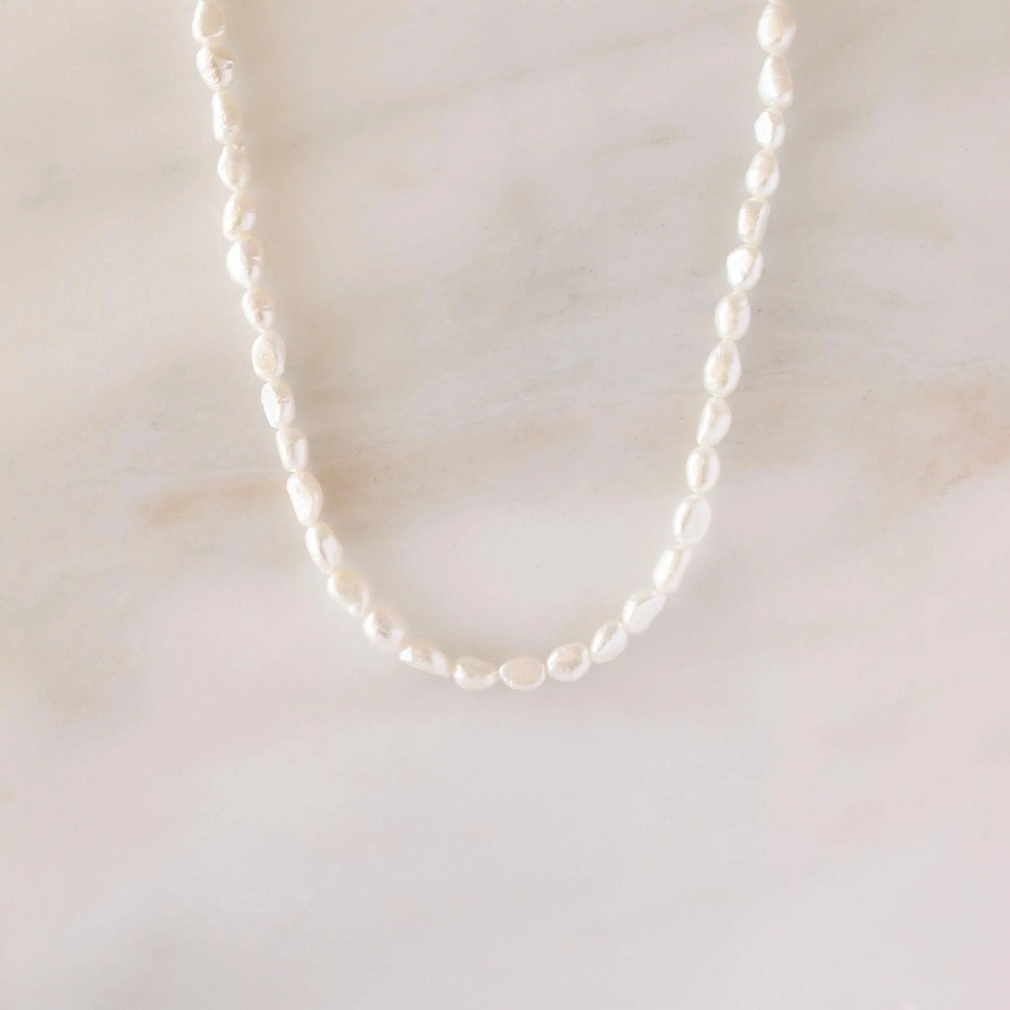 Misfit Pearl Necklace