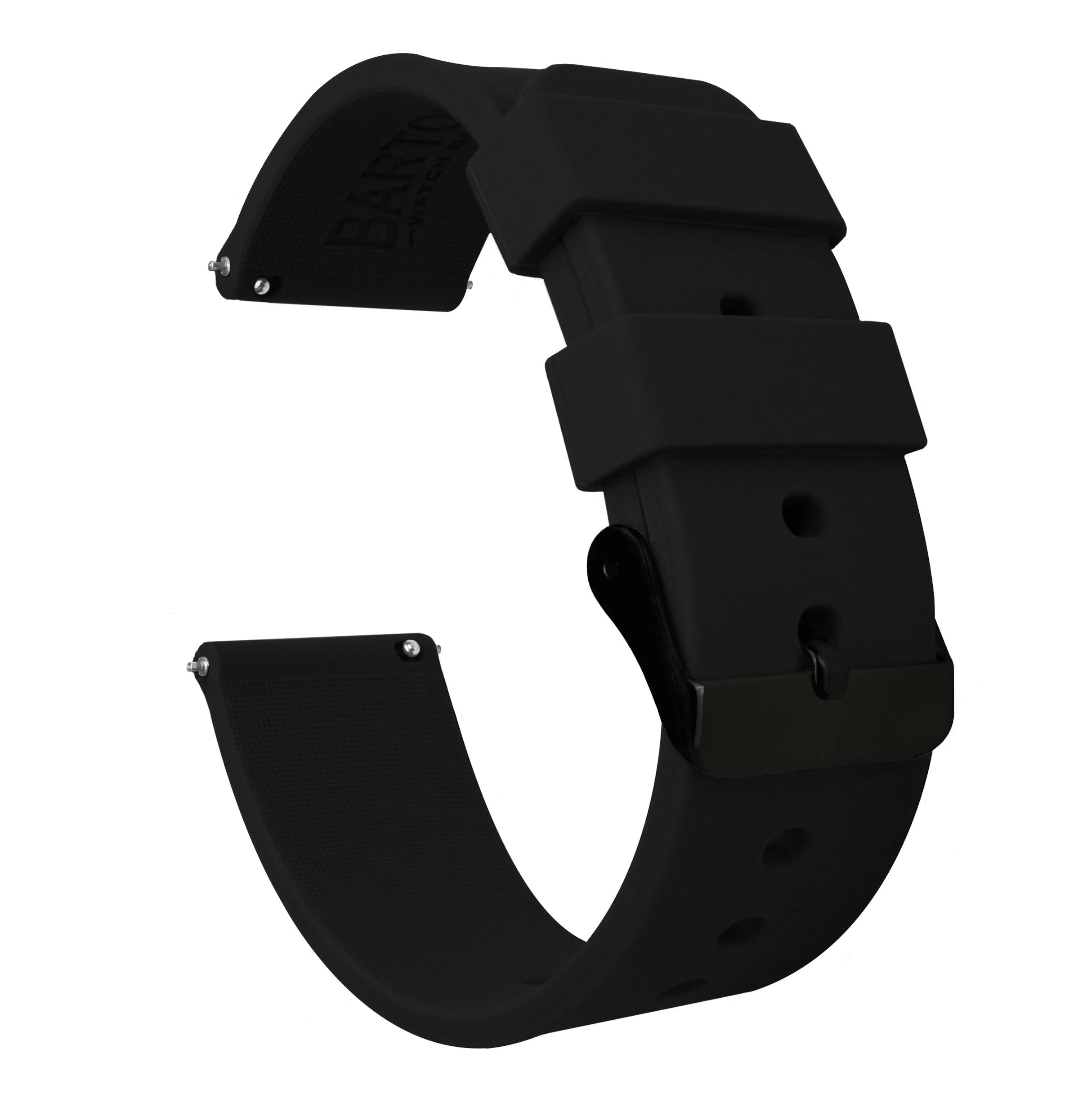 Mobvoi Ticwatch Silicone Black Watch Band