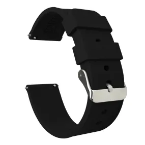 Mobvoi Ticwatch Silicone Black Watch Band