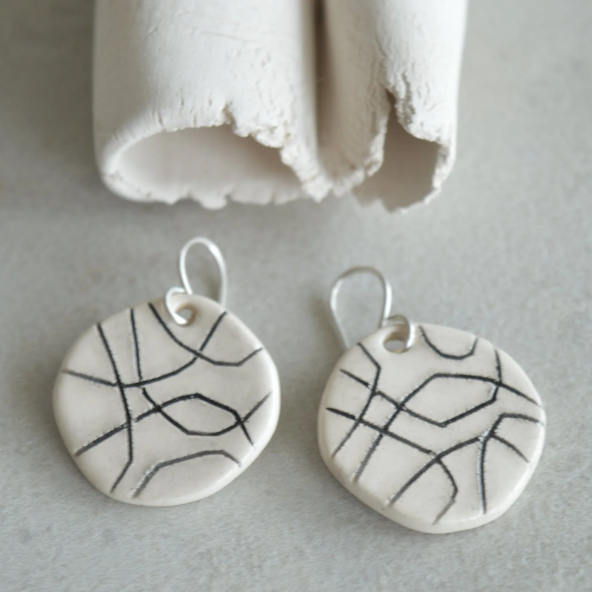 Monochrome earrings