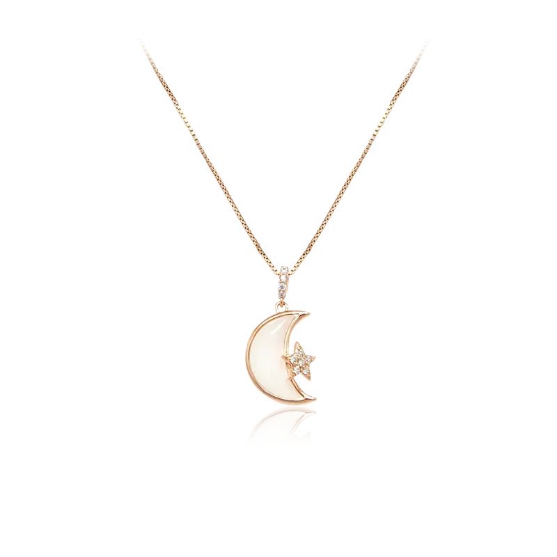 Moon & Star Necklace