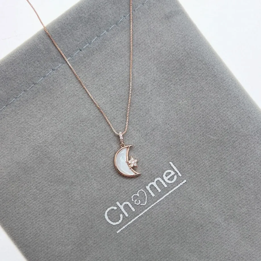 Moon & Star Necklace