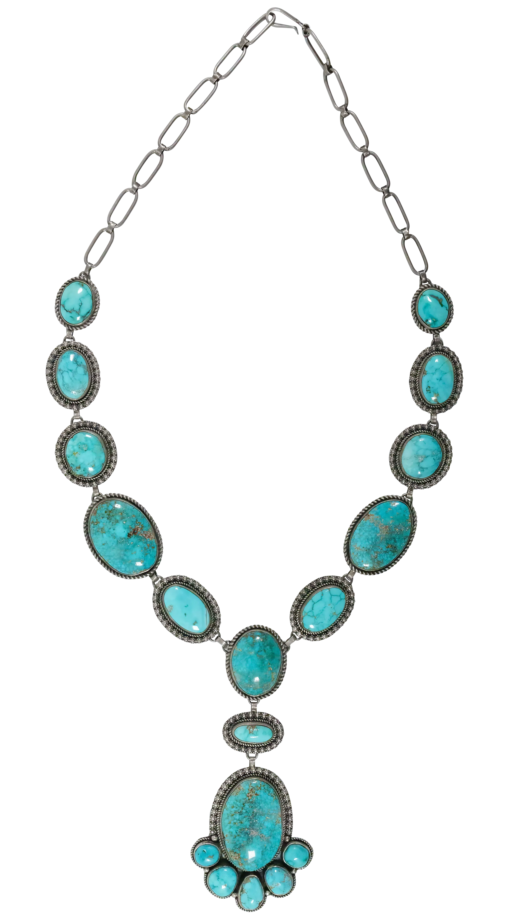 Number Eight Turquoise Lariat Necklace | Mary Ellen