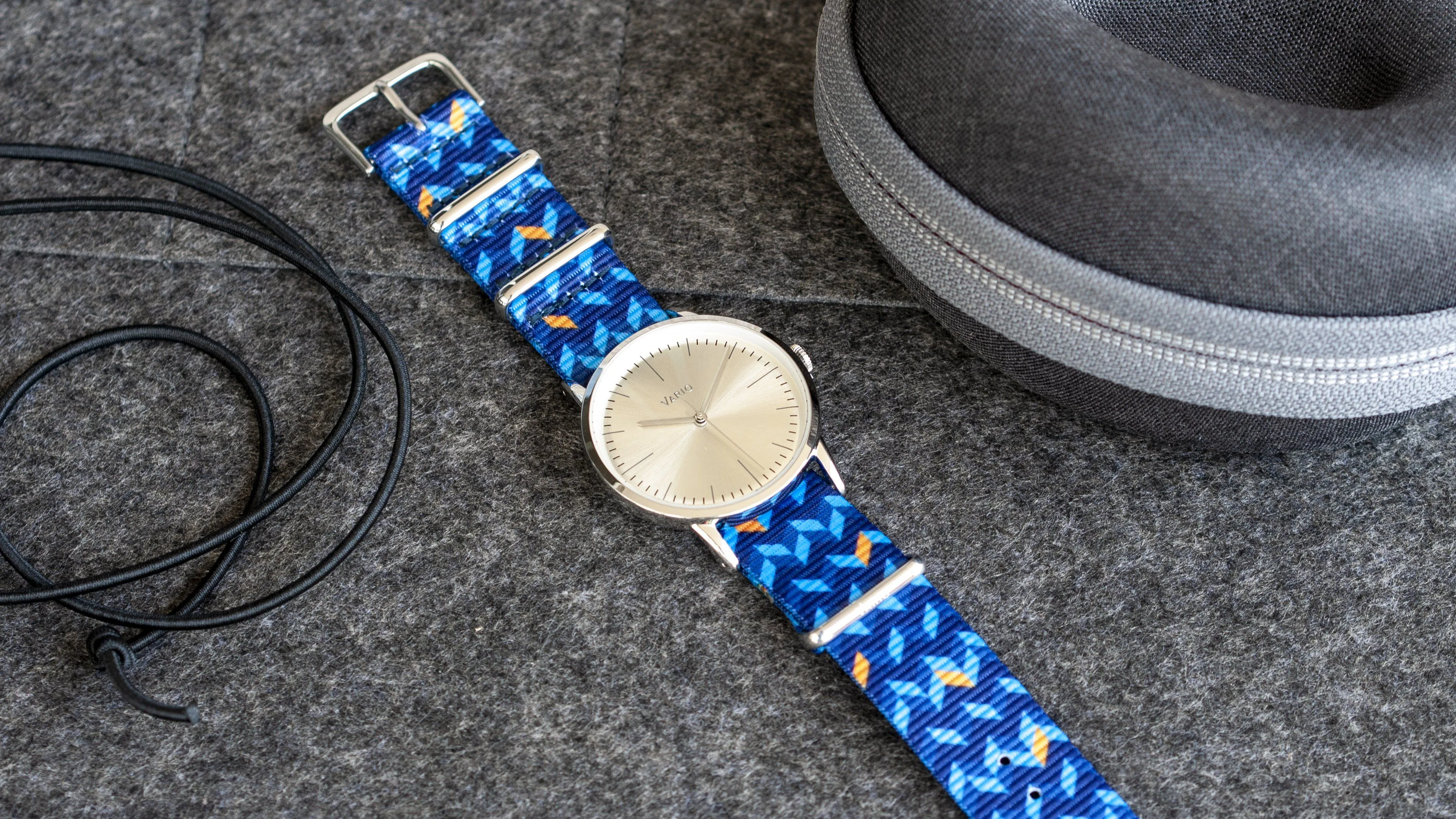 Ocean Chevron Graphic Watch Strap