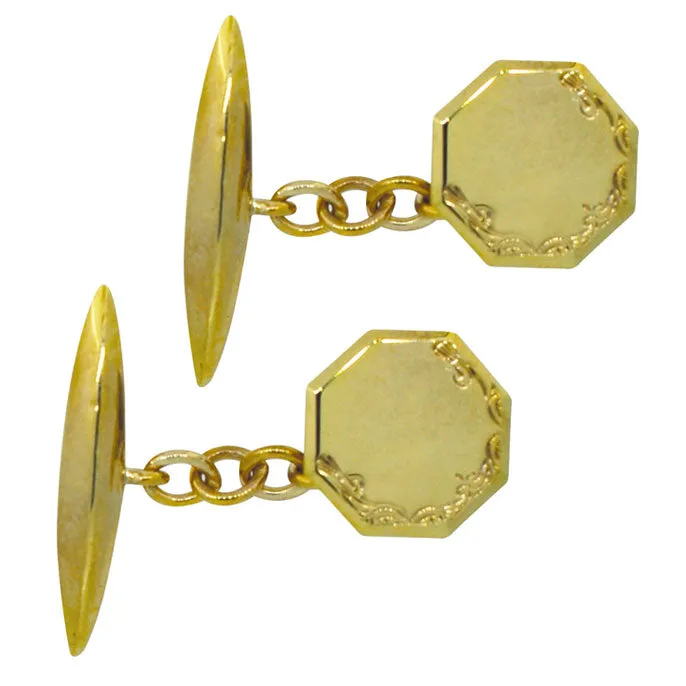 Octagonal Cufflinks