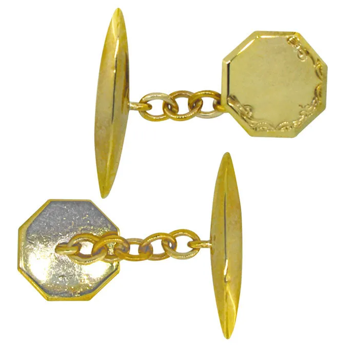 Octagonal Cufflinks