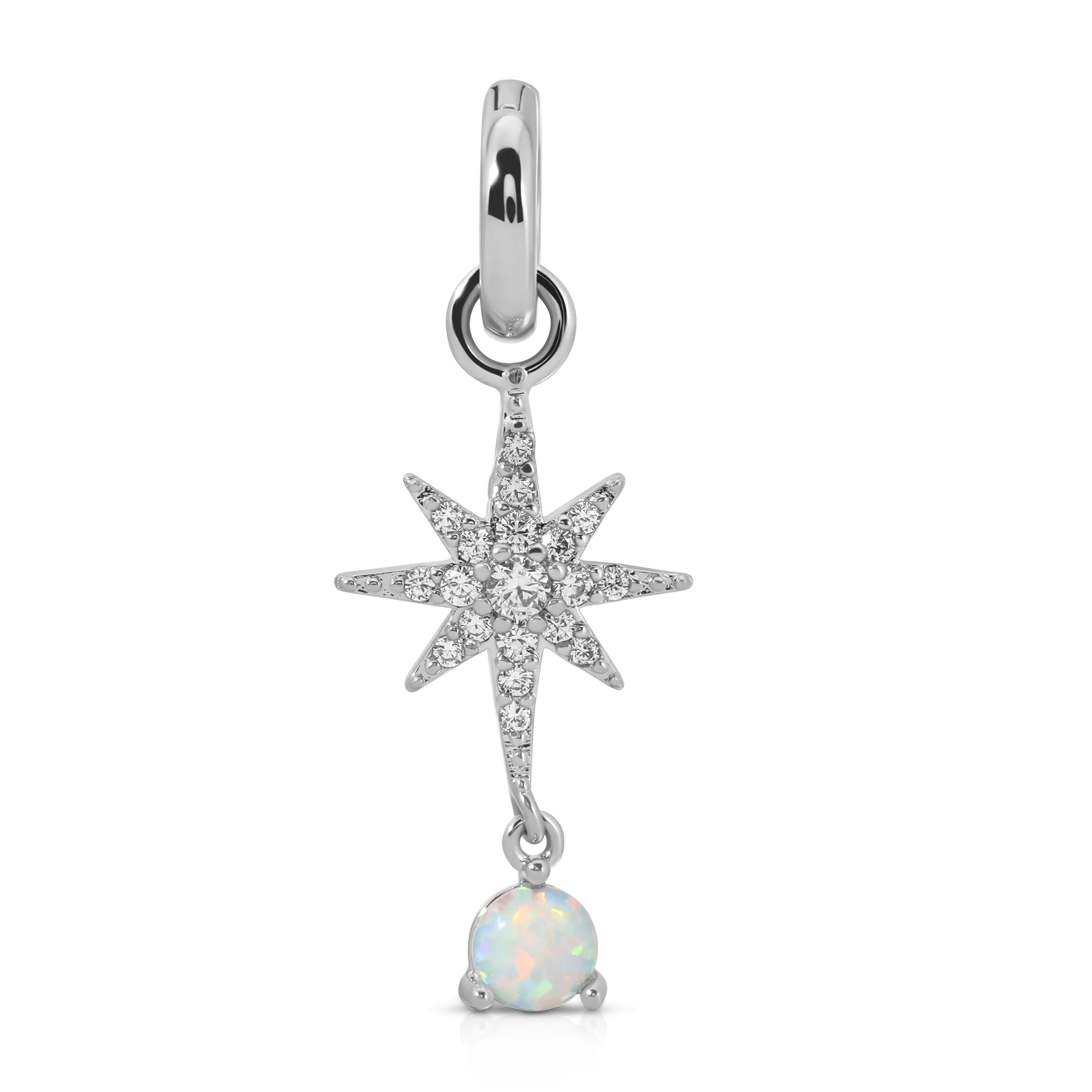 October Opal Birthstone Charm - Star (Rewards Store)