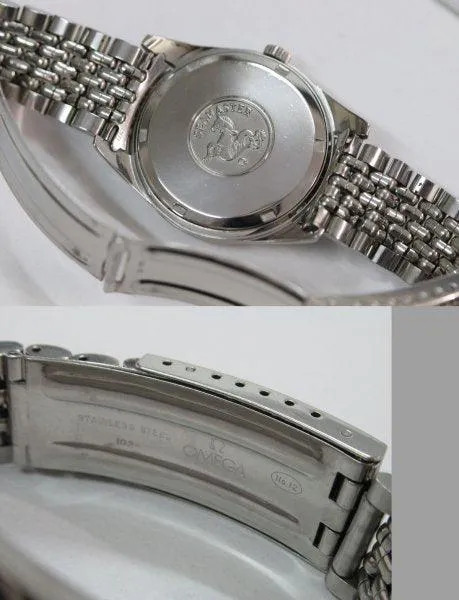 Omega Seamaster Antique Silver Genuine Rice Bracelet Dial Automatic Winding