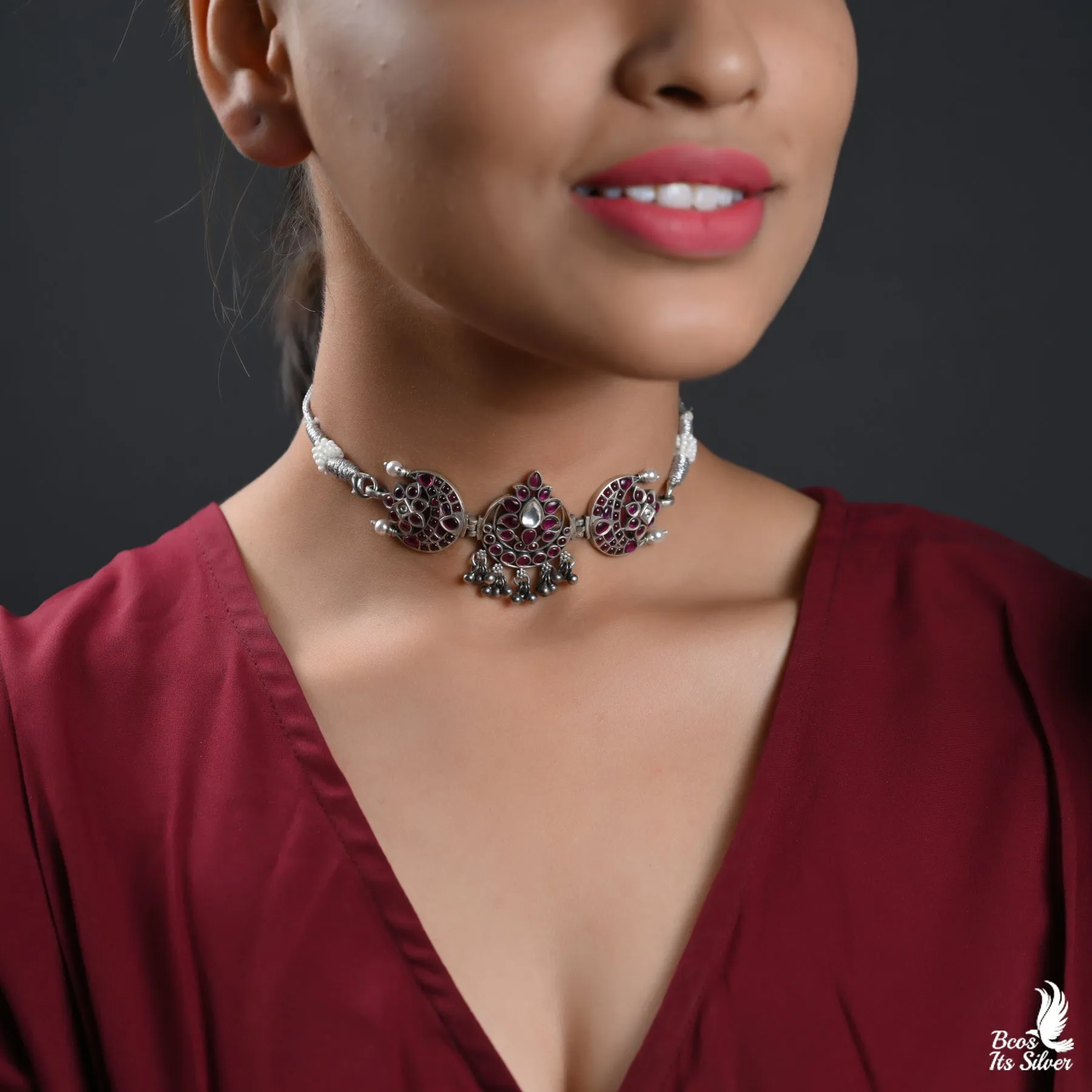 OXIDIZED CHOKER - 4439