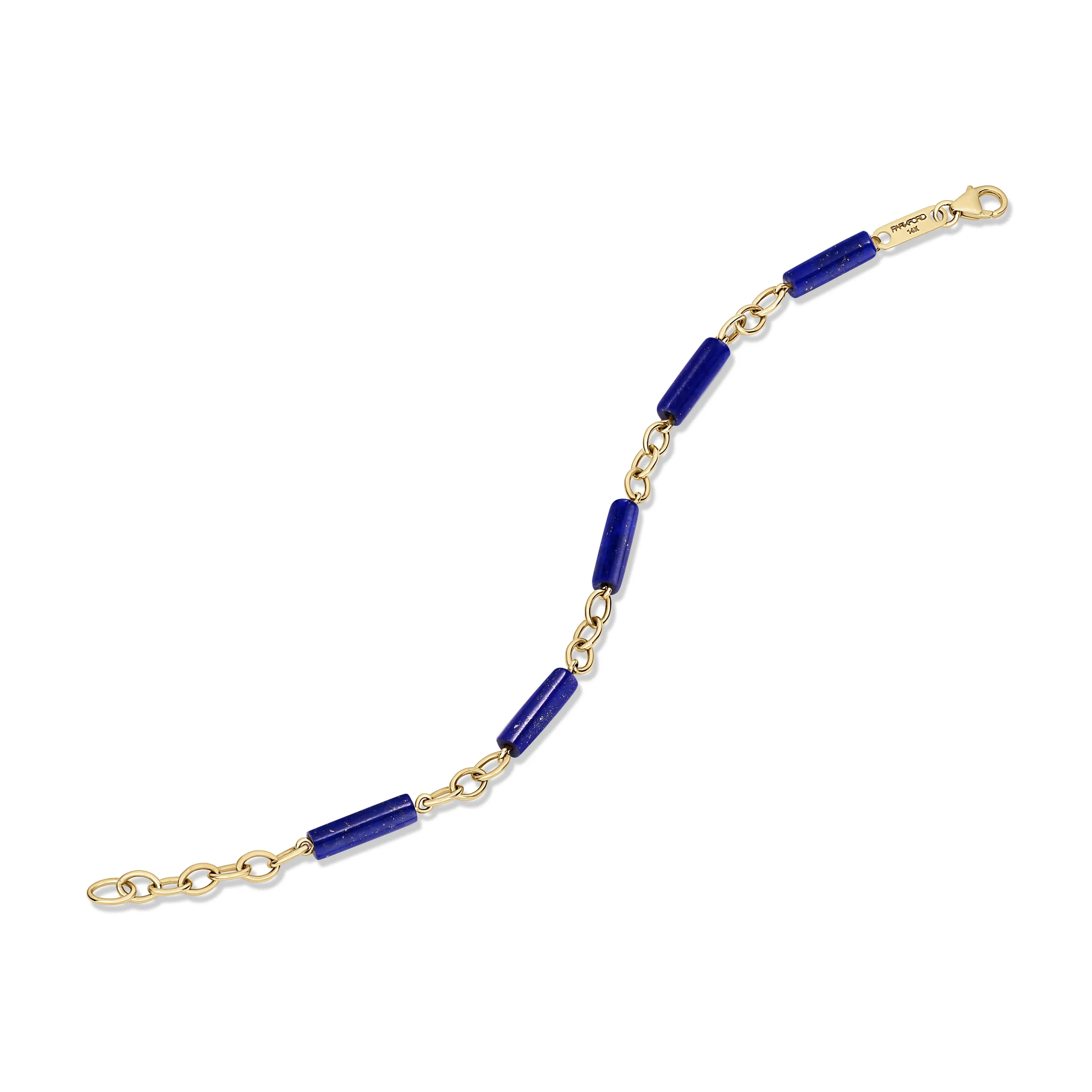 Palace Bead Bracelet Lapis