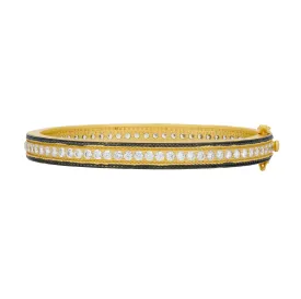 Pavé Row Hinge Bangle