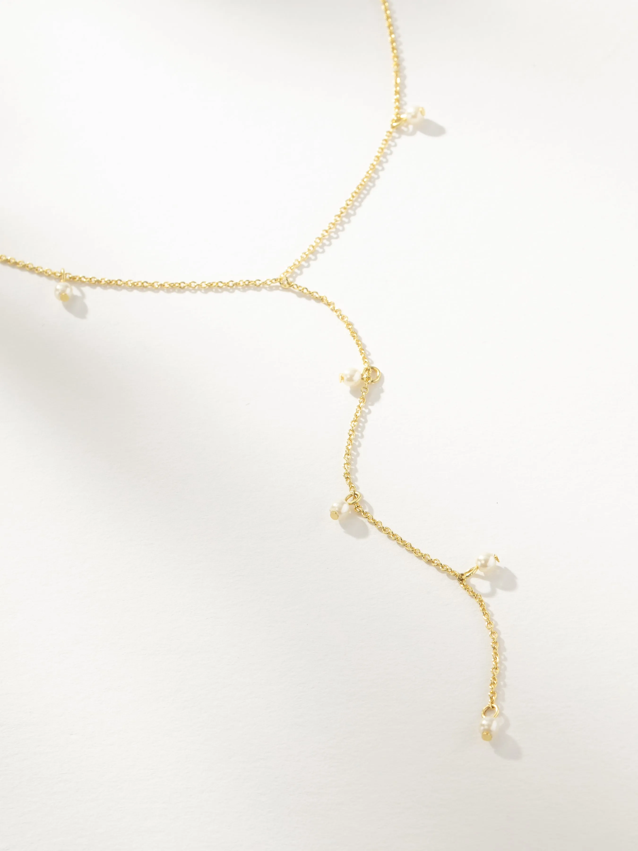 Pearl Lariat Necklace