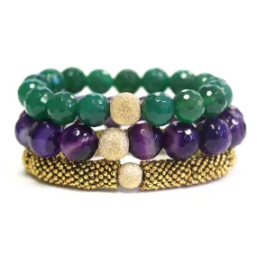 Purple & Jade Stack