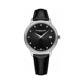 Raymond Weil Toccata Ladies Black Diamond Dial Watch 5388-SLS-20081