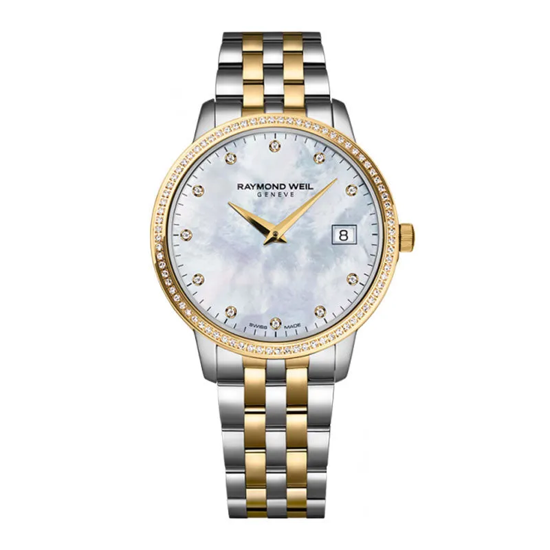 Raymond Weil Toccata Ladies Two-Tone Diamond Watch 5388-SPS-97081