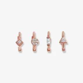 Rohe huggie earring set