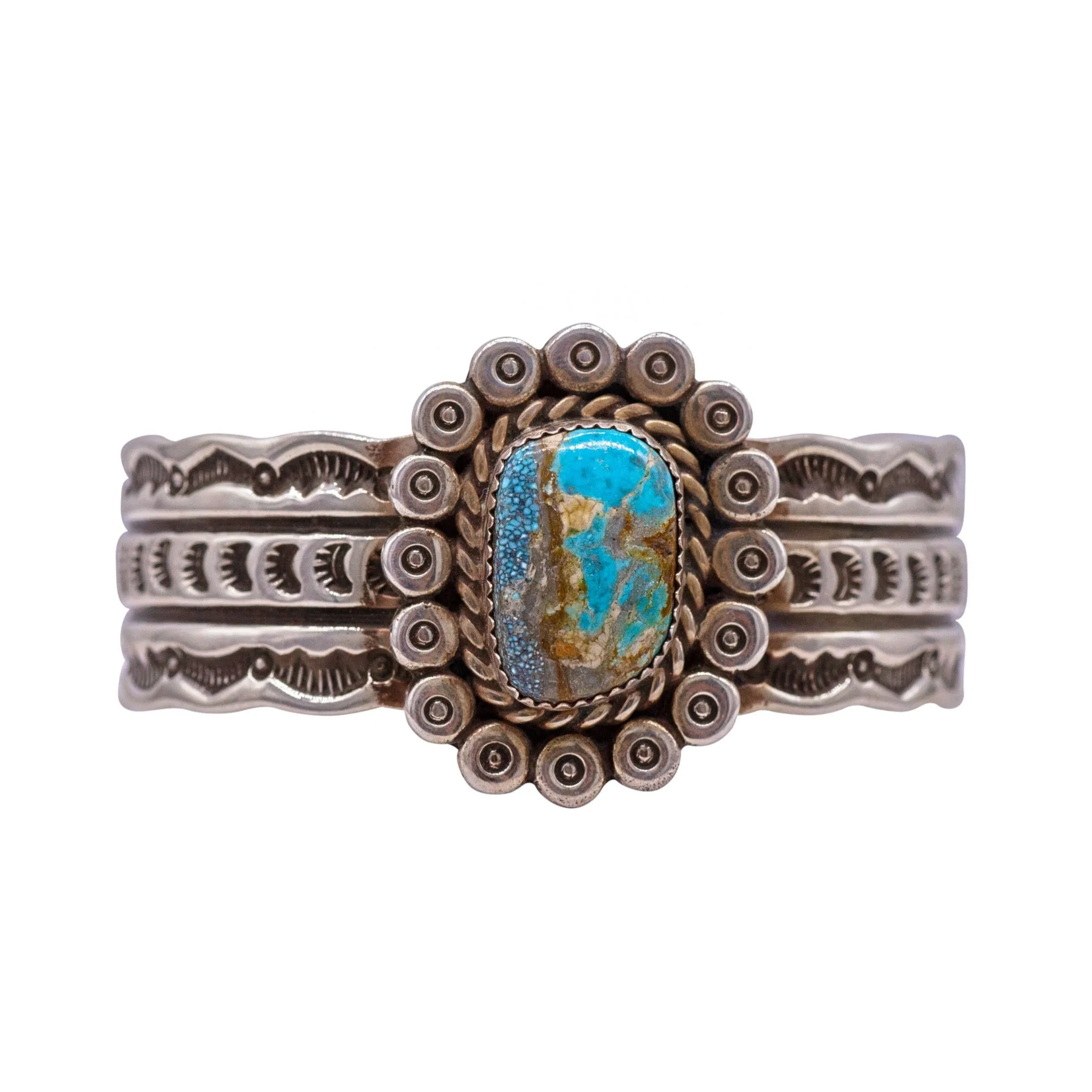 Royston Turquoise Cuff | Elroy & Bernadine Chavez