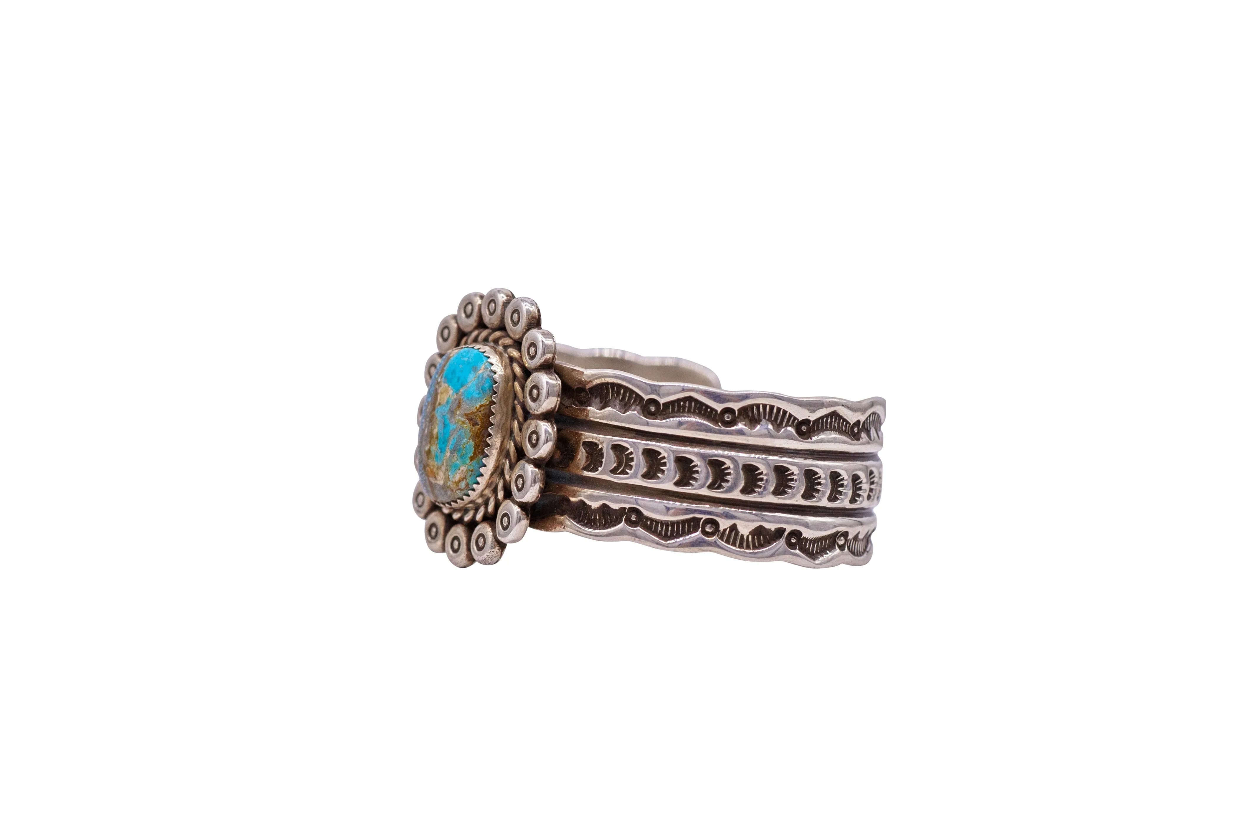 Royston Turquoise Cuff | Elroy & Bernadine Chavez