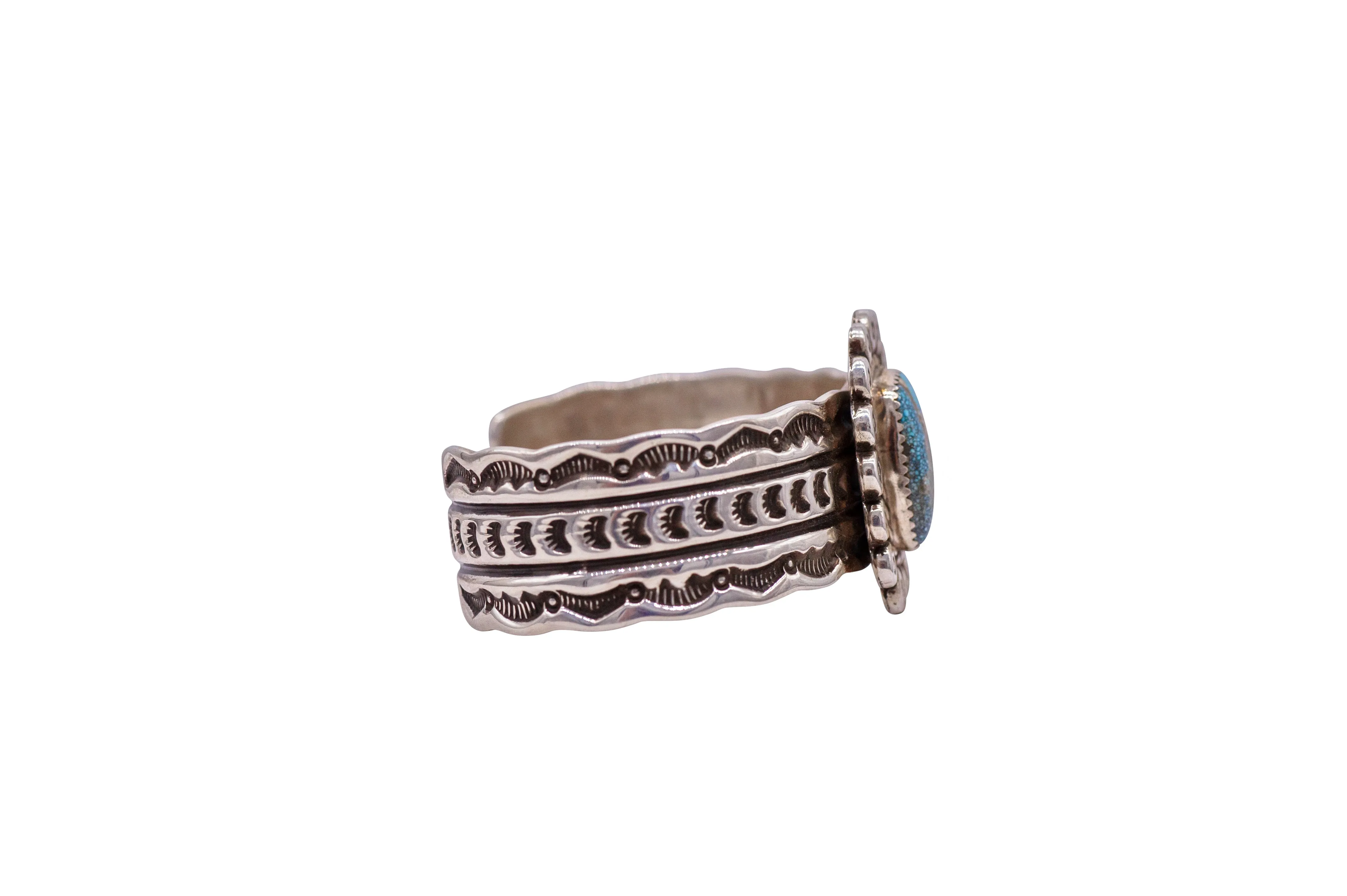 Royston Turquoise Cuff | Elroy & Bernadine Chavez