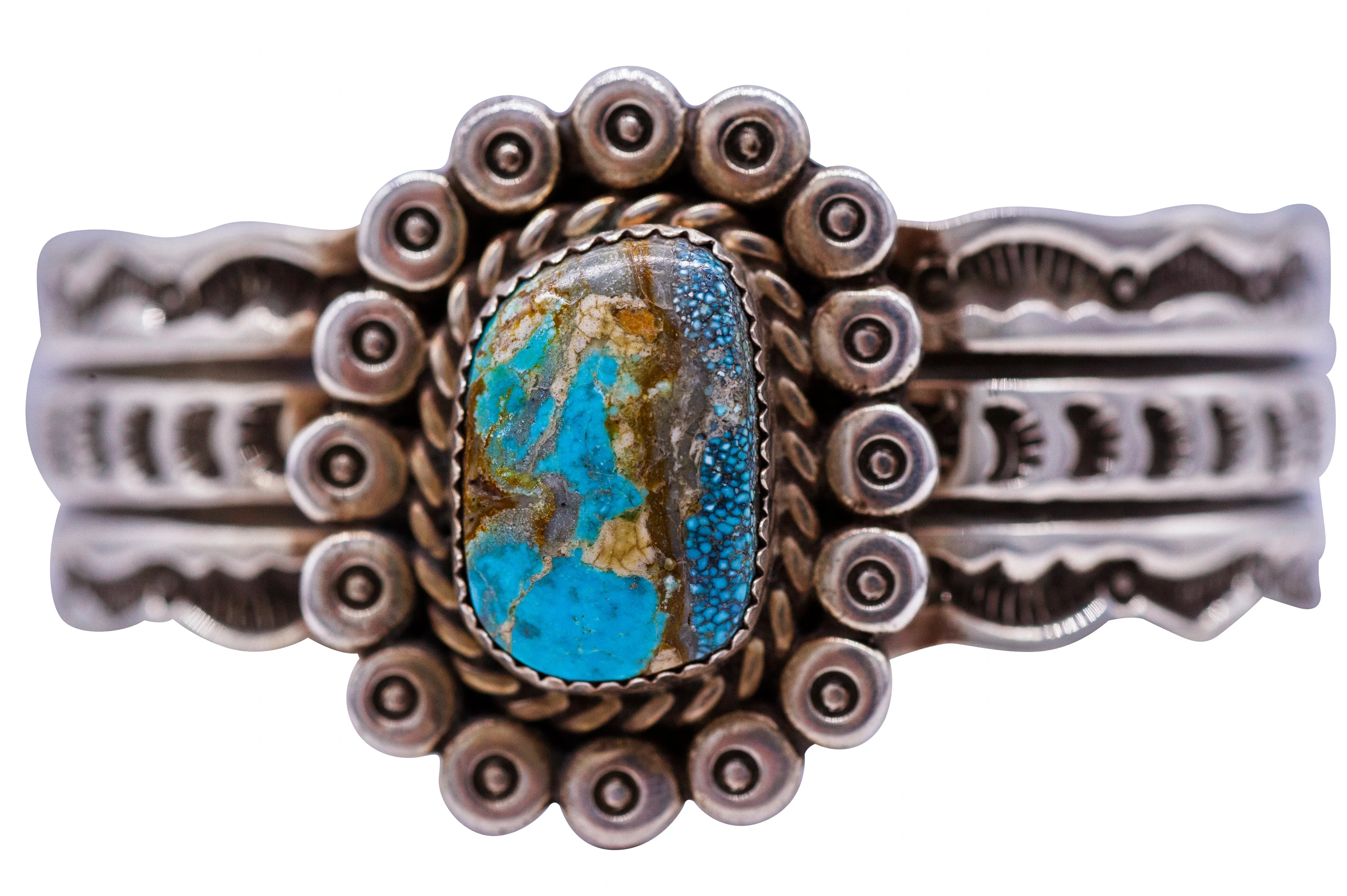 Royston Turquoise Cuff | Elroy & Bernadine Chavez