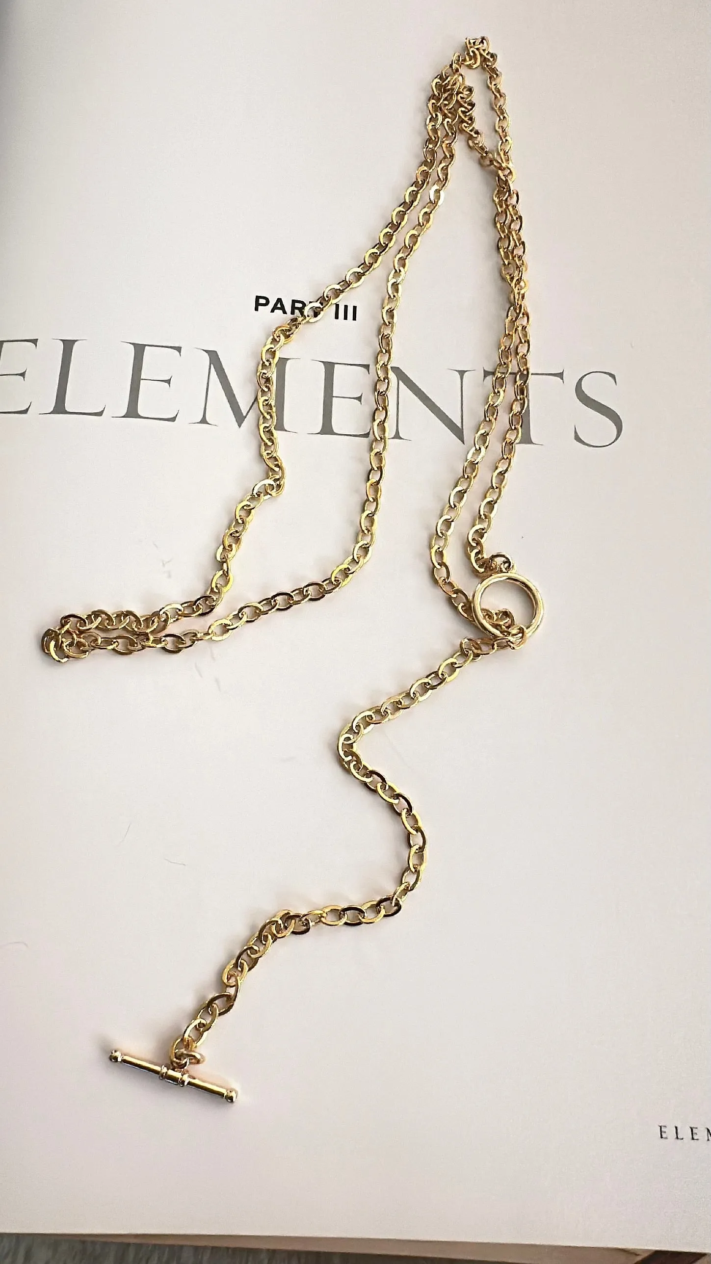 SALE| Gold Filled Chain with Toggle Closure