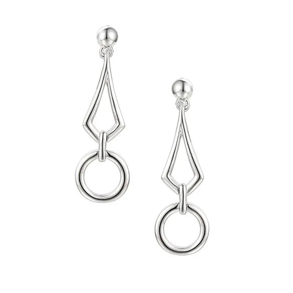 Silver Drop Earrings