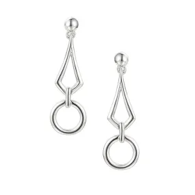 Silver Drop Earrings