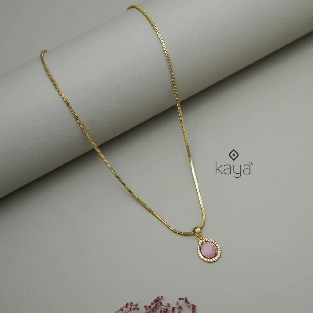 Simple pendant Necklace -SG100518