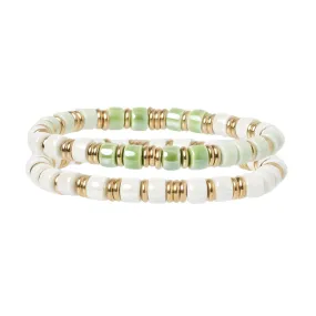 Skylar Bracelet Stack - Mint