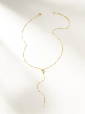 Snake Lariat Necklace