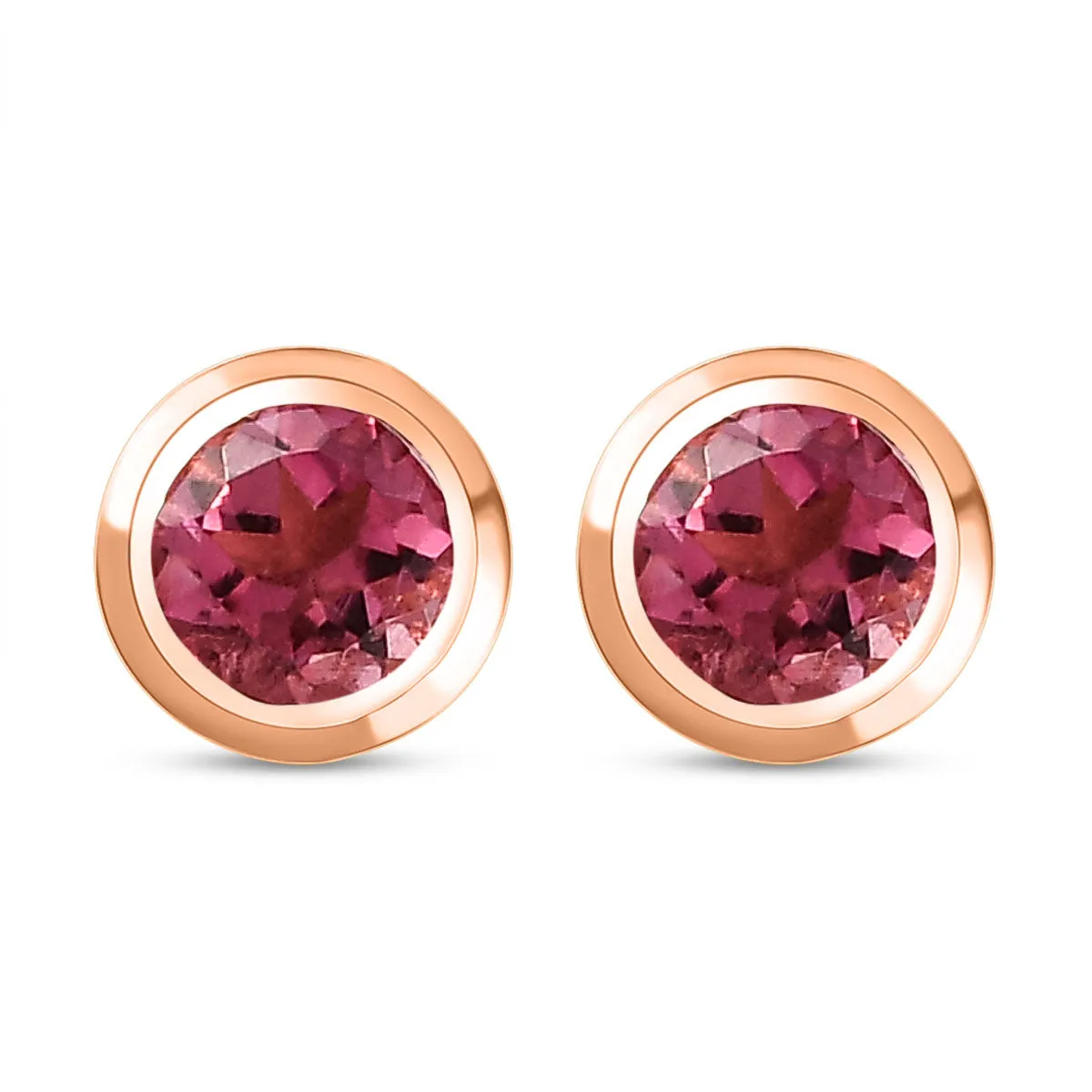 Solitaire Birthstone Stud Earrings