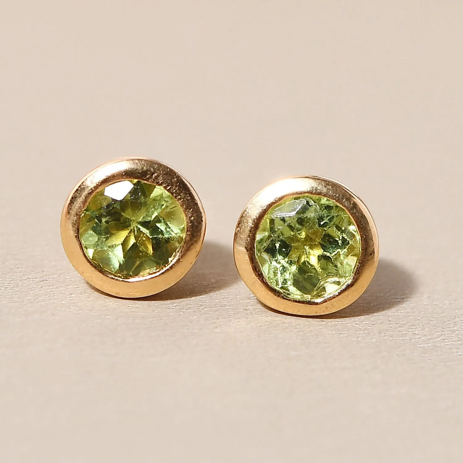 Solitaire Birthstone Stud Earrings