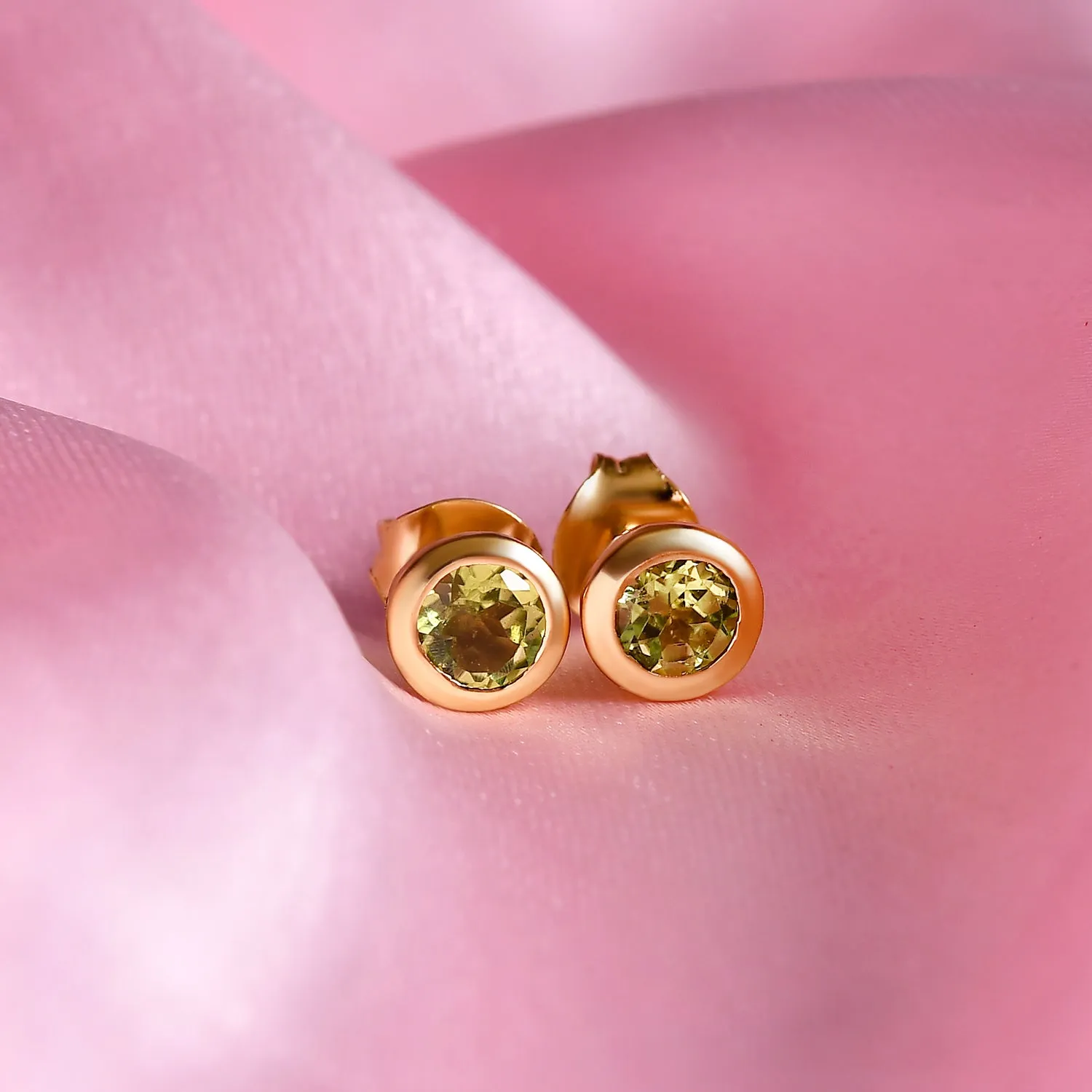 Solitaire Birthstone Stud Earrings