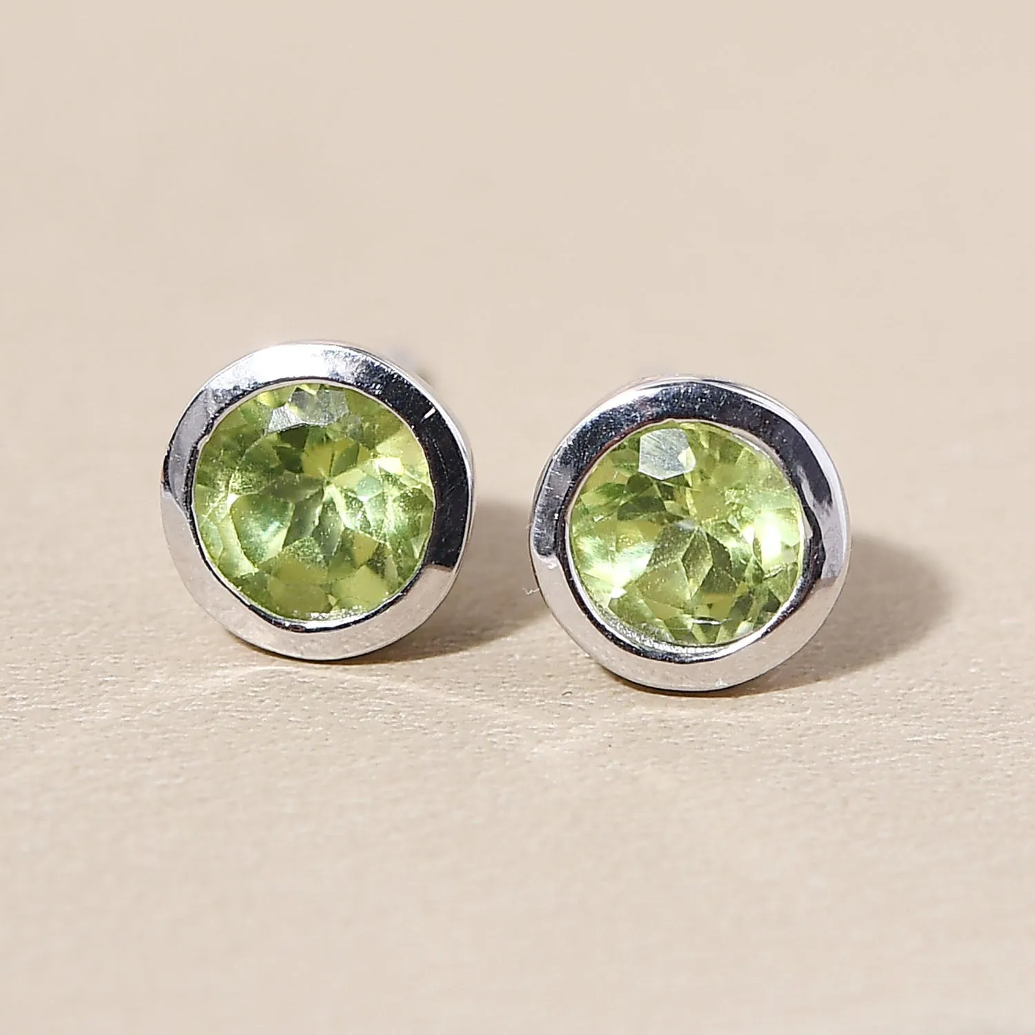 Solitaire Birthstone Stud Earrings