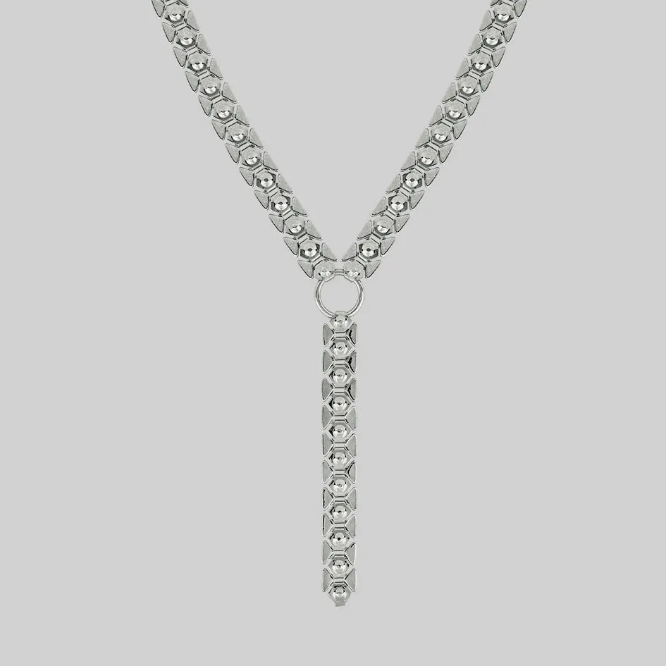 STAKE. Lariat Chain - Silver