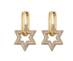 Star Earrings Silver