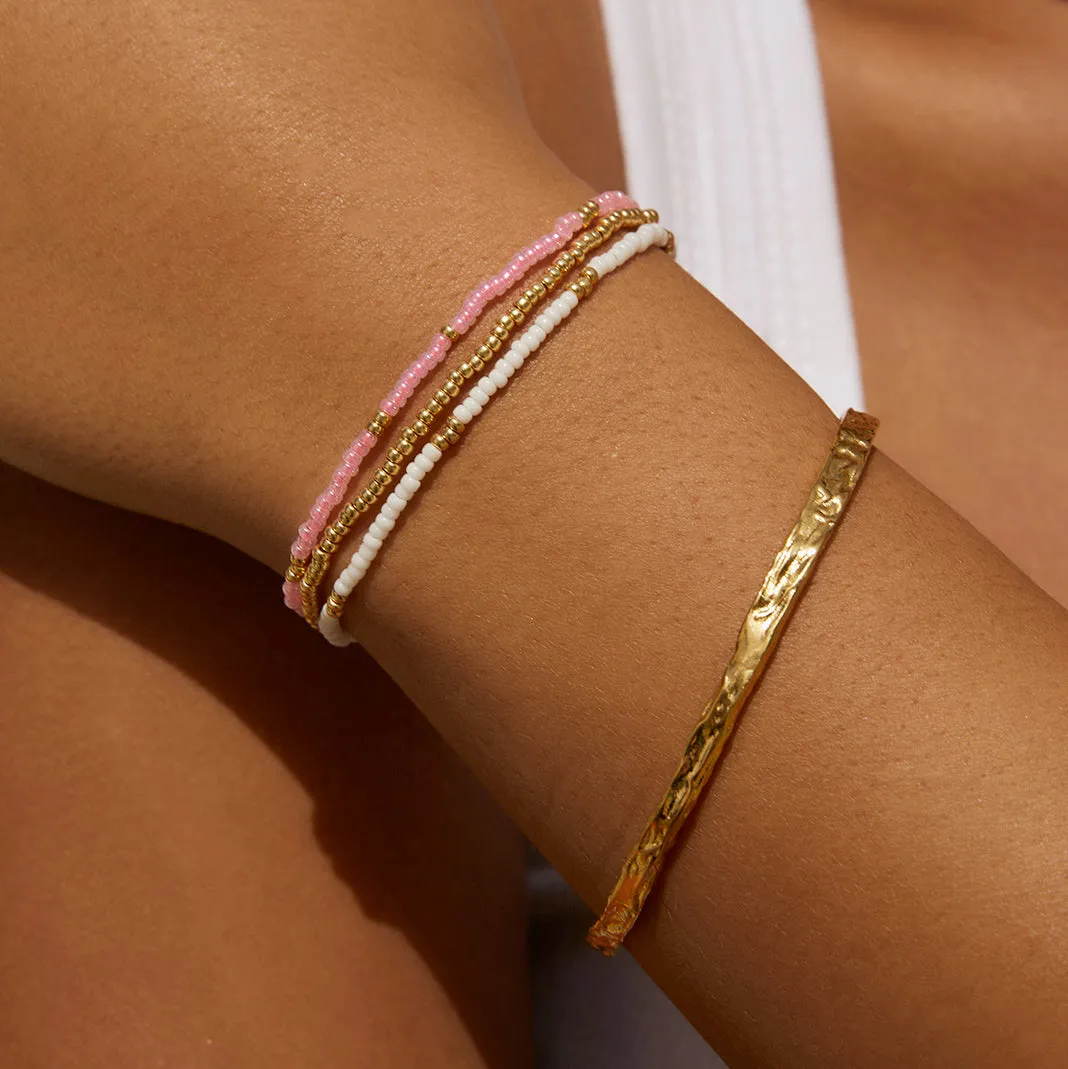 Sunshine Bracelet Stack - Berry