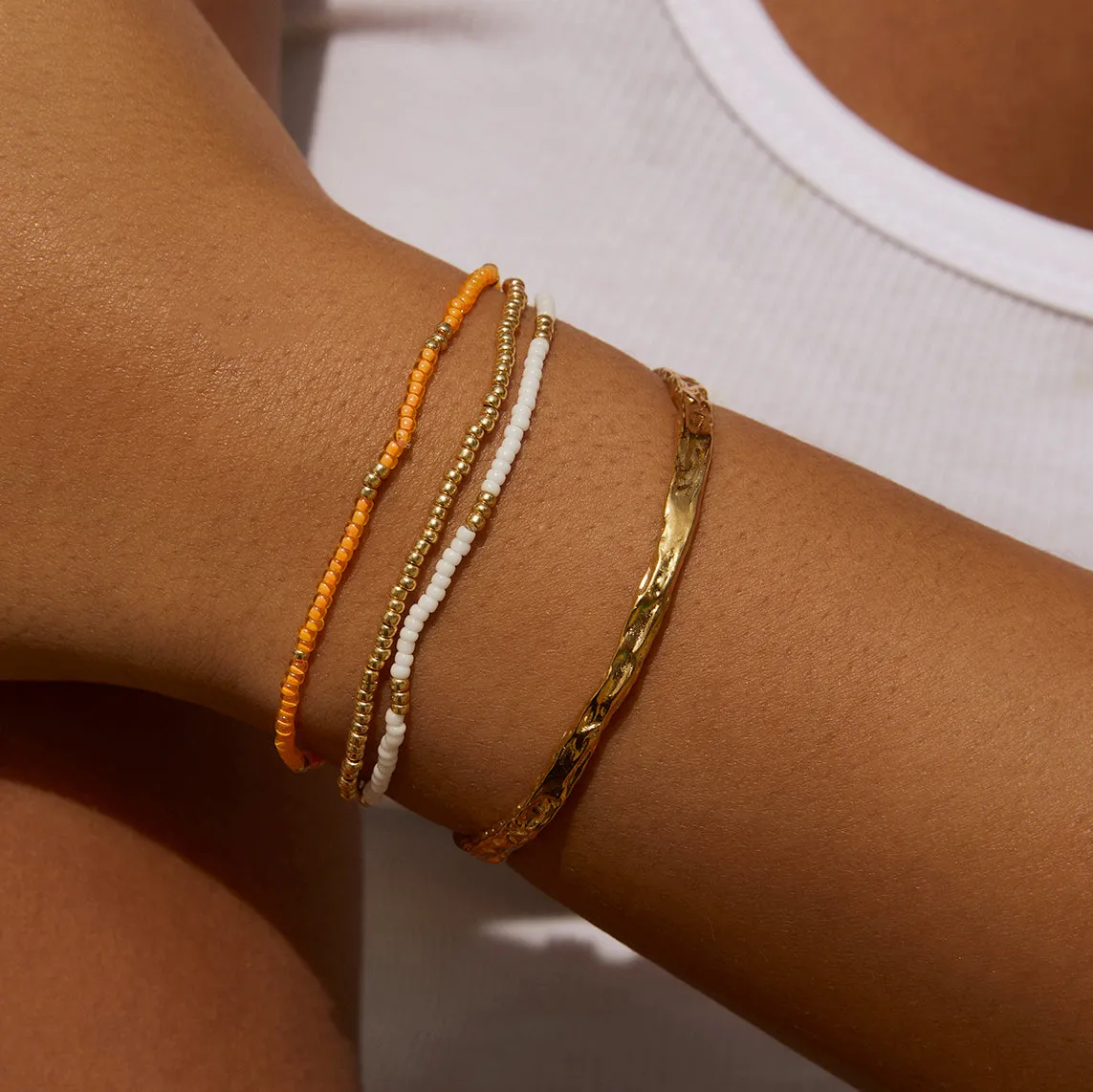 Sunshine Bracelet Stack - Passionfruit