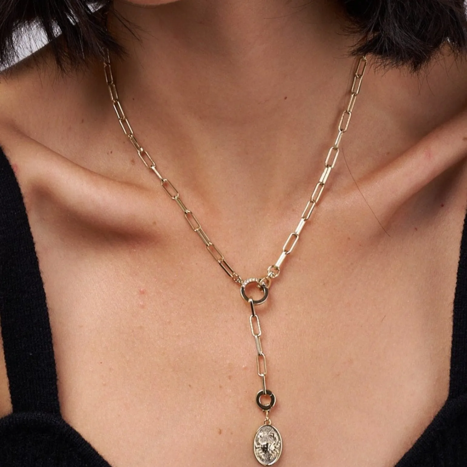 Tatum Convertible Lariat Chain Necklace