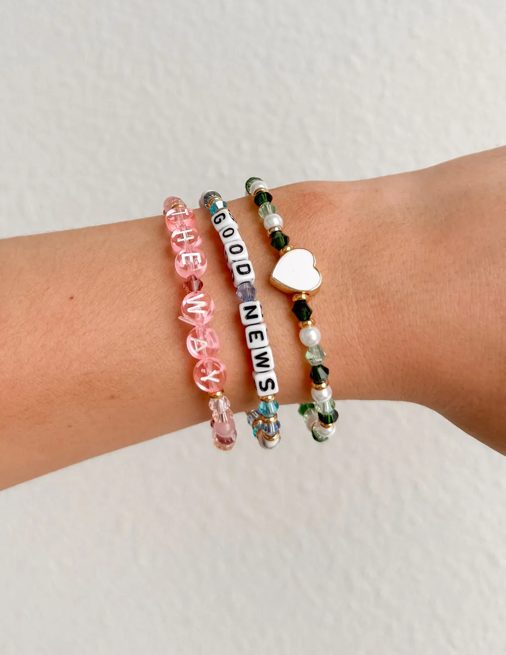 The Way Letter Bracelet